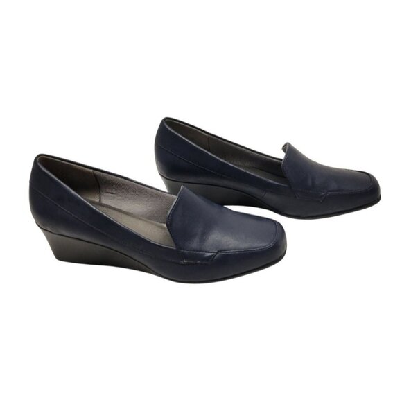 LIFE STRIDE Woman's NAVY BLUE Loafer Shoes Pump Slip On SIMPLY COMFORT size 8 - Picture 4 of 6